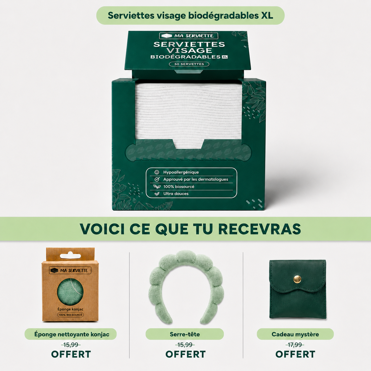 Kit découverte : -50% de réduction + 3 cadeaux de bienvenue