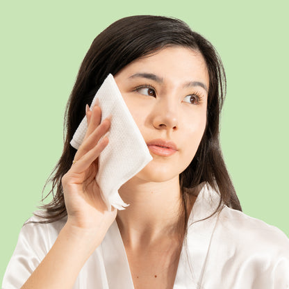 Serviettes visage biodégradables XL