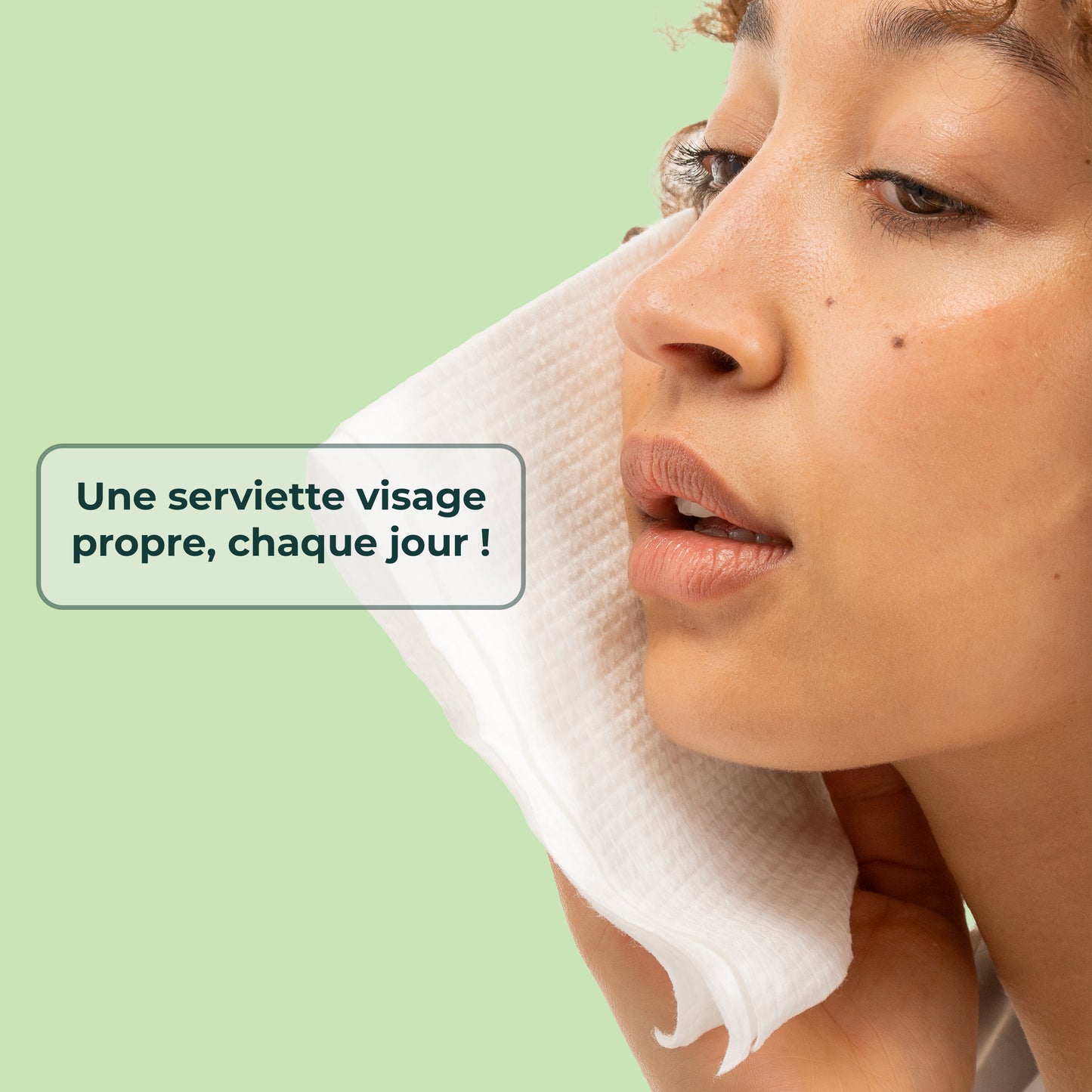 Serviettes visage biodégradables XL